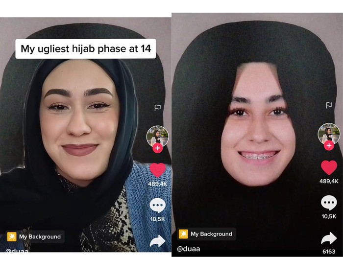Viral wanita yang memperlihatkan gaya hijabnya pada usia 14 tahun. Viral wanita yang memperlihatkan gaya hijabnya pada usia 14 tahun.