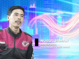 Rezeki Nomplok! Driver Ojol Ini Dapat Hadiah Yamaha NMAX dari Bank Mandiri