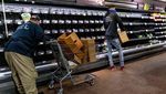 Kebutuhan Pokok di Supermarket AS Ludes, Ada Apa?