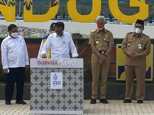 Resmikan Bendungan Randugunting, Jokowi: Kunci Ketahanan Pangan Air!