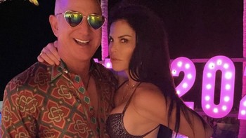 Pesta tahun baru Bezos dan Sanchez pun sangat mewah dan bergaya anak muda. Foto: Instagram