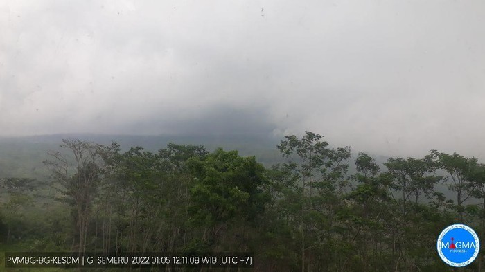 Usai Luncurkan Awan Panas Sejauh 5 Km, Kondisi Semeru Kelabu