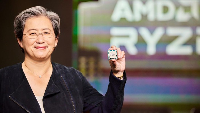 Lisa Su memamerkan AMD Ryzen 6000 untuk laptop
