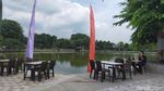 Potret Cinere Garden Food Street, Tempat Kulineran Asyik di Tepi Danau