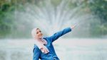 Potret Risty Tagor dengan Gaya Hijab Barunya yang Jadi Sorotan