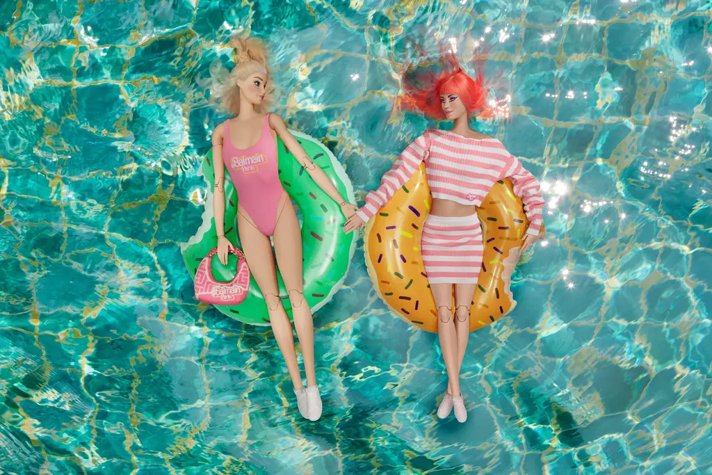 Koleksi Balmain x Barbie