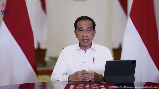 Konfrensi Pers Presiden Joko Widodo Mengenai IUP, HGU dan HGB di Istana Bogor, Kamis (6/1/2022). (Tangkapan Layar via Youtube Sekretariat Presiden)