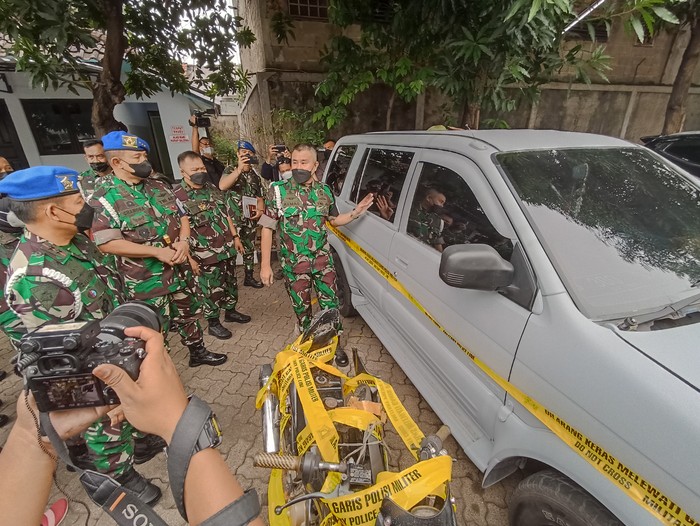 Penampakan mobil yang diubah catnya oleh Priyanto cs (Wildan-detikcom)