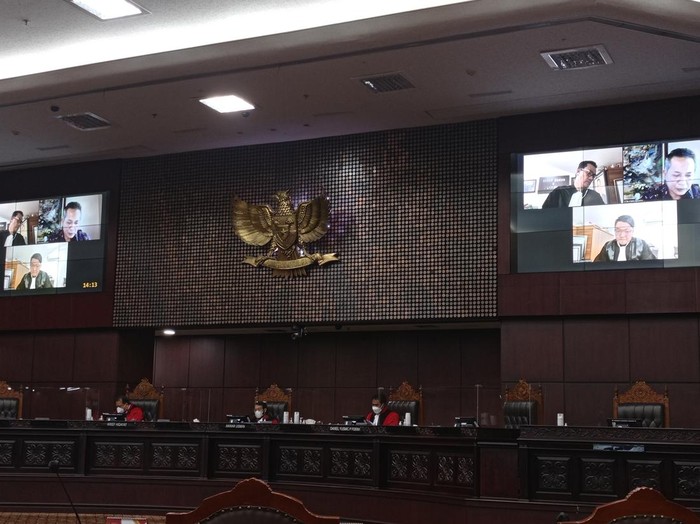 Sidang gugatan presidential threshold menjadi 0% (Wilda-detikcom)