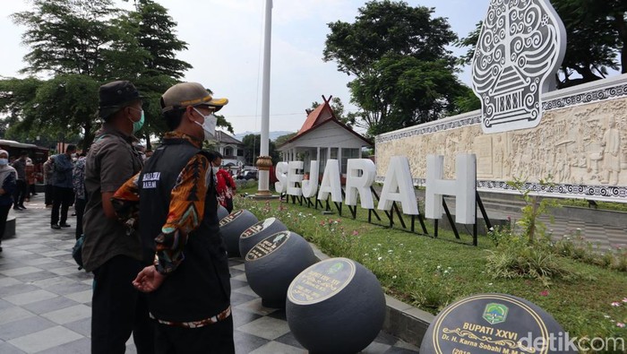 Taman sejarah di Majalengka.