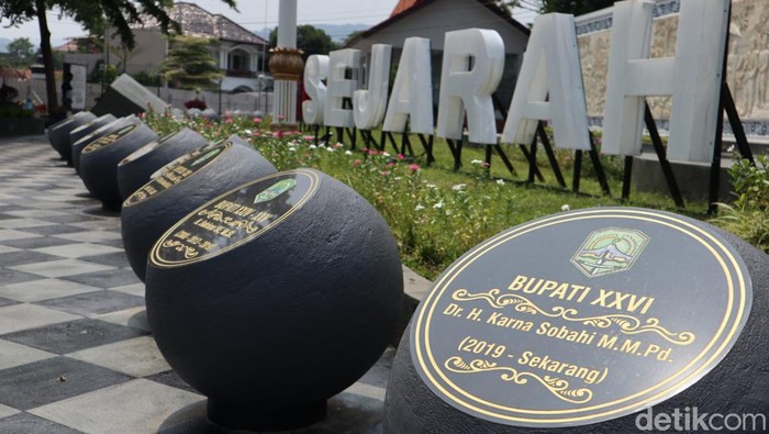 Taman sejarah di Majalengka.