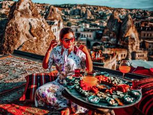 Keseruan Ashanty Kulineran Saat Berlibur ke Cappadocia