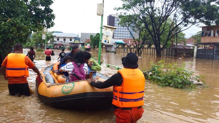 Banjir di Jayapura (dok. BNPB)