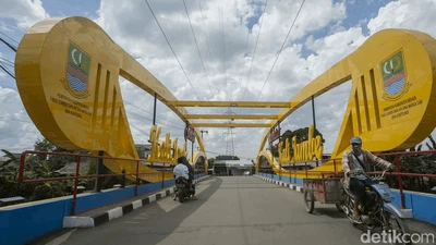 Begini Rupa Jembatan Kali Jambe Tambun Usai Dipermak RP 4,9 M