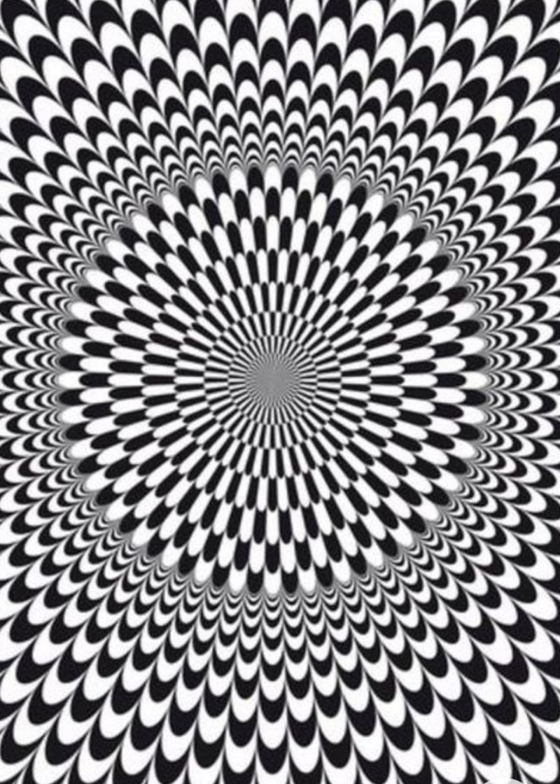 Foto ilusi optik memusingkan