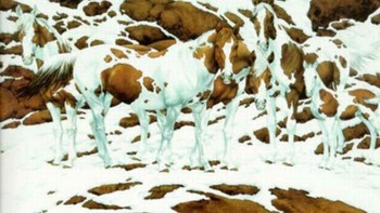 Coba cari 7 kuda dalam foto ini. Foto: Reddit