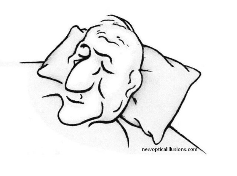 Foto ilusi optik memusingkan