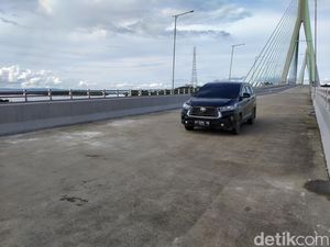 Begini Kondisi Terkini Jembatan Pulau Balang Penghubung Ibu Kota Baru RI