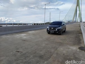 Begini Kondisi Terkini Jembatan Pulau Balang Penghubung Ibu Kota Baru RI