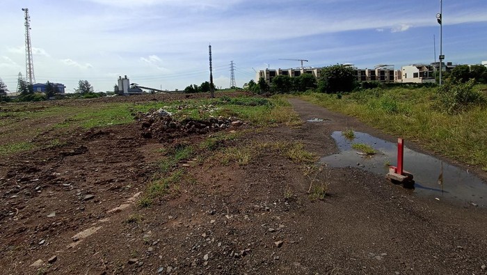 Lokasi Forrmula E tempat Giring kejeblos lumpur (Foto: Wildan/detikcom)