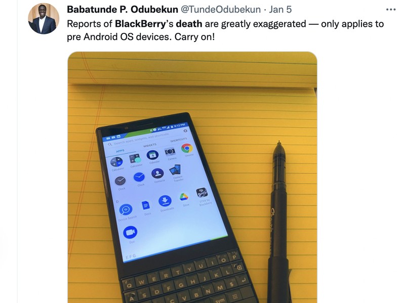 Meme BlackBerry