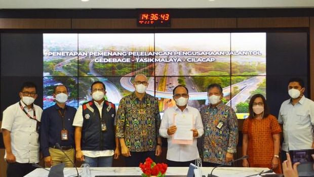 Mengawali Tahun 2022, Ditetapkan Pemenang Pelelangan Pengusahaan Jalan Tol Gedebage - Tasikmalaya - Cilacap