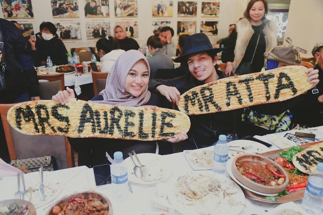 Ashanty dan keluarga saat kulineran di Turki selama liburan.