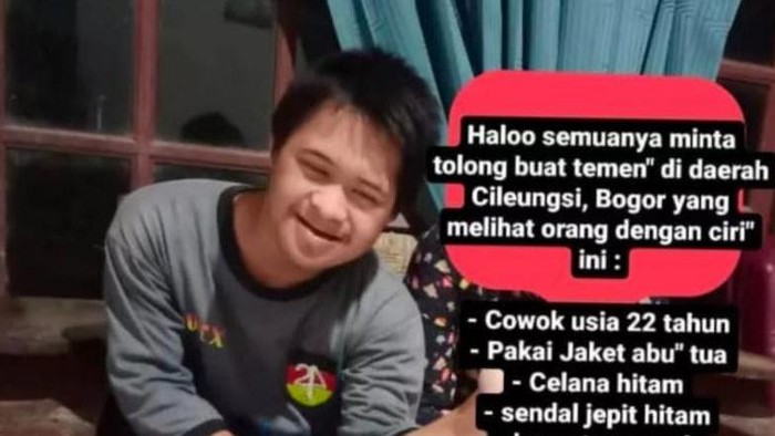 Orang hilang di Bogor.