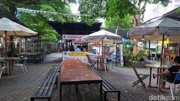 Tepatnya, Lokasi Rasuna Garden Street berada di kawasan Rasuna Epicentrum, Kuningan, Jakarta Selatan.  (Tasya Khairally/detikcom) Tepatnya, Lokasi Rasuna Garden Street berada di kawasan Rasuna Epicentrum, Kuningan, Jakarta Selatan.  (Tasya Khairally/detikcom)