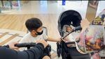 Penampakan Stroller Dior Ratusan Juta Curi Perhatian saat Rayyanza Perdana Diajak Nge-Mall