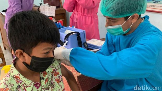 Vaksinasi Anak 6-11 Tahun di Boyolali