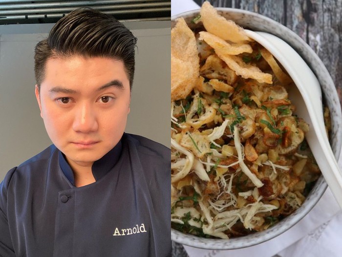 Cara makan bubur ayam Cara Jokowi hingga Chef Arnold Makan Bubur Ayam, Tim Diaduk atau Tidak?