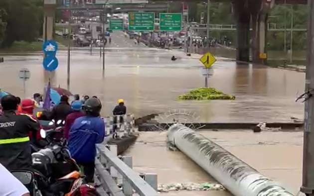 kondisi banjir di Malaysia