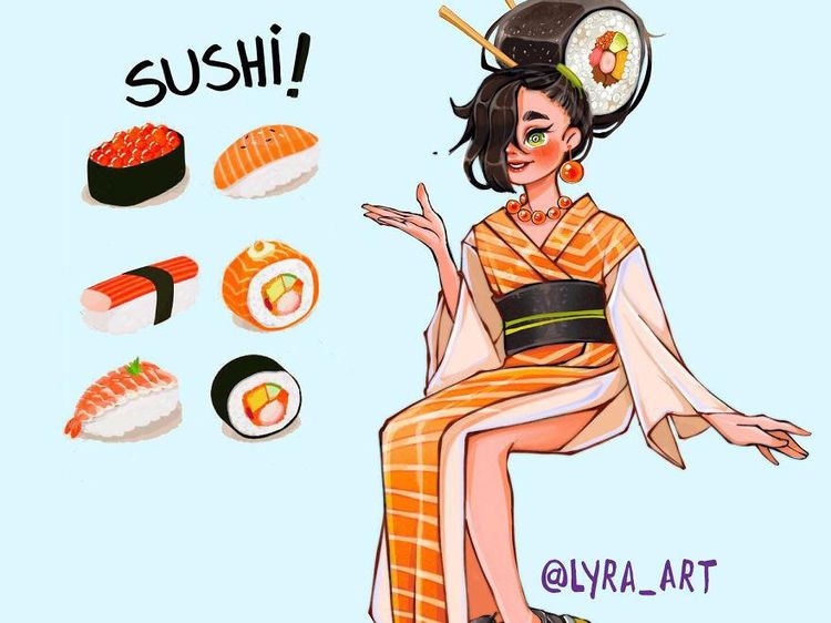 Kreatif Banget! Makanan dan Permen Ini Diubah Jadi Sosok ABG Modis