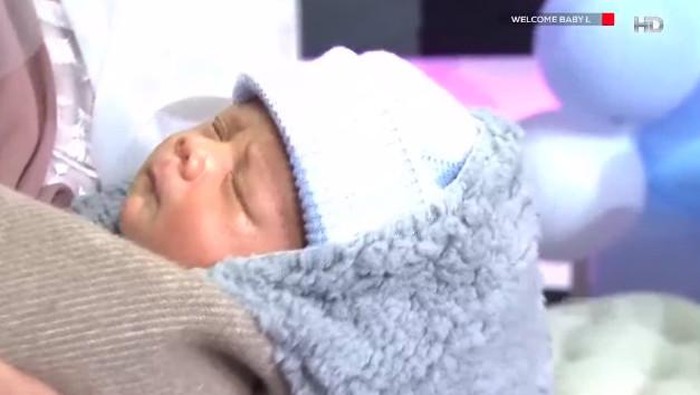 Wajah anak Lesti Kejora dan Rizky Billar.