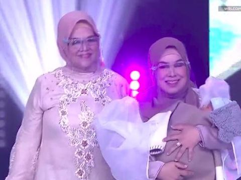 Wajah anak Lesti Kejora dan Rizky Billar.