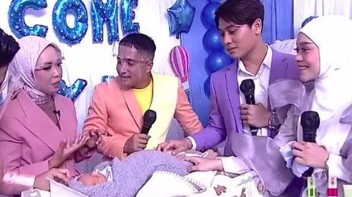 Wajah anak Lesti Kejora dan Rizky Billar.