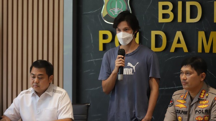 Naufal Samudra Naufal Samudra saat dirilis pihak kepolisian.