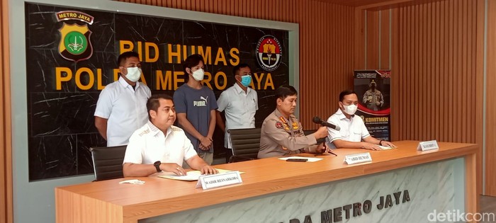 Rilis Penangkapan Naufal Samudra di Pola Metro Jaya