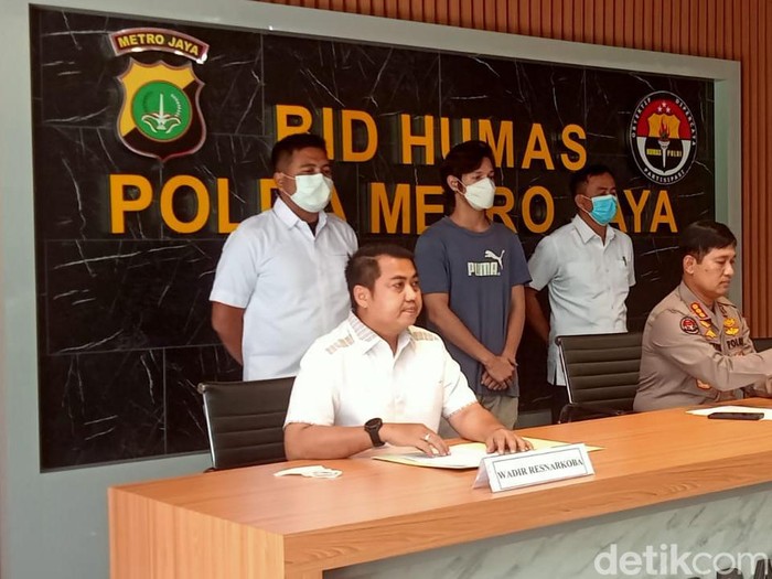 Rilis Penangkapan Naufal Samudra di Pola Metro Jaya