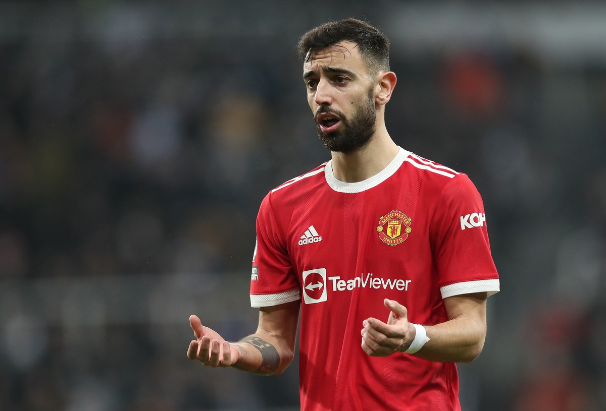 Jleb! Bruno Fernandes Sindir Penyebar Rumor-rumor Buruk MU (Getty Images)