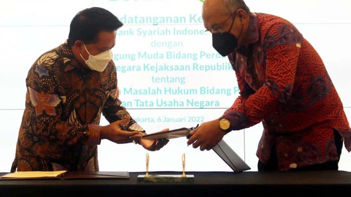 Bank Syariah Indonesia bersinergi dengan Kejaksaan Agung RI. Hal ini untuk mendorong literasi perbankan syariah dan penanganan masalah hukum perdata dan tata usaha negara.