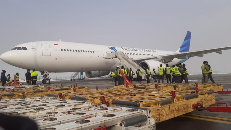 Garuda Indonesia Bantuan kemanusiaan ke Afghanistan.