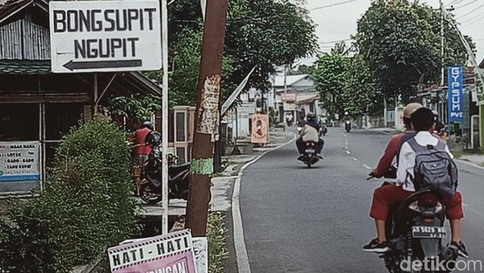 Kampung Ngupit, Klaten, Jawa Tengah, Minggu (9/1/2022).