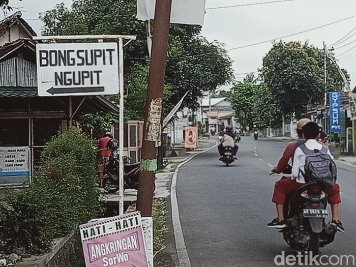 Kampung Ngupit, Klaten, Jawa Tengah, Minggu (9/1/2022).