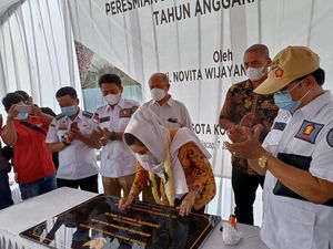 Legislator Gerindra Novita Resmikan Jembatan Gantung di Cilacap