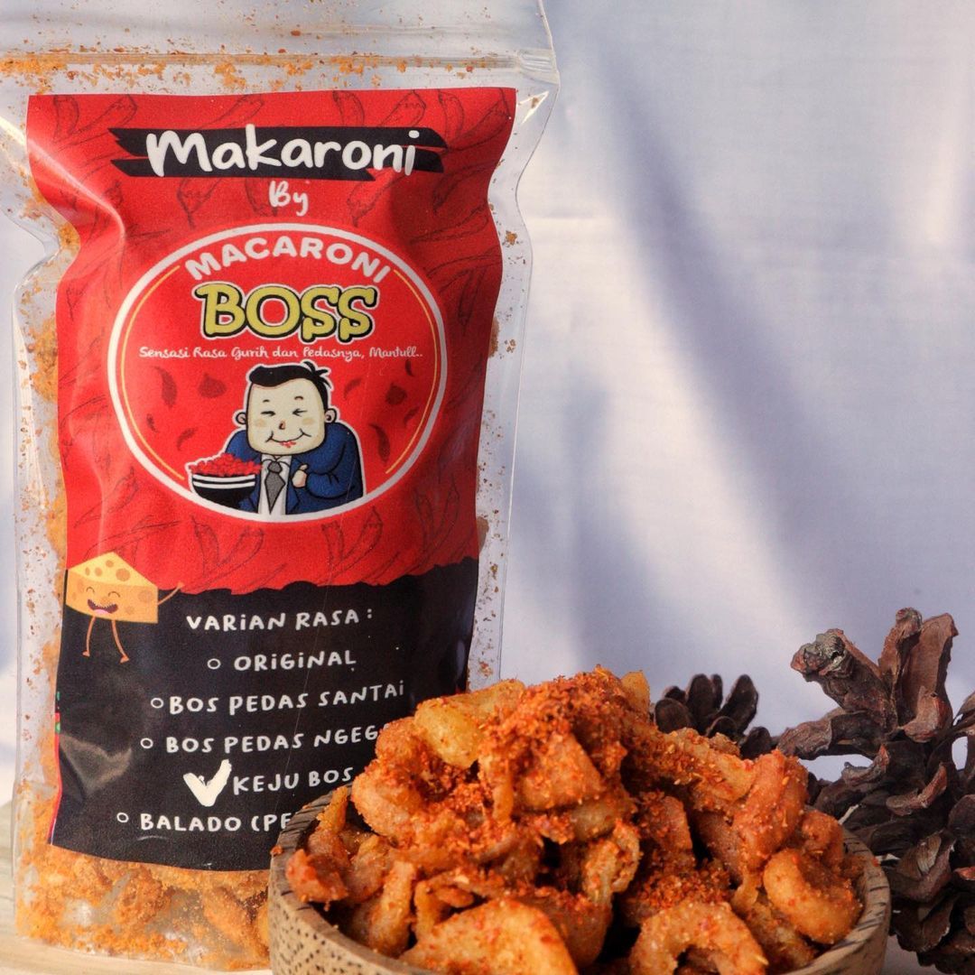 Macaroni Boss, Camilan Pedas Gurih yang Bikin Nagih