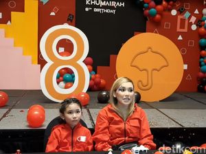 Meriah! Pesta Ultah Anak Ayu Ting Ting Dirayakan dengan Konsep Squid Game
