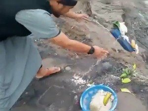 Hadfana, Pria Penendang Sesajen Ditangkap di Bantul