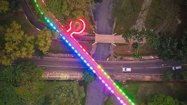 Gubernur DKI Jakarta Anies Baswedan memamerkan progres revitalisasi Taman Tebet di Jakarta Selatan menjadi Tebet Eco Park. Begini potretnya.